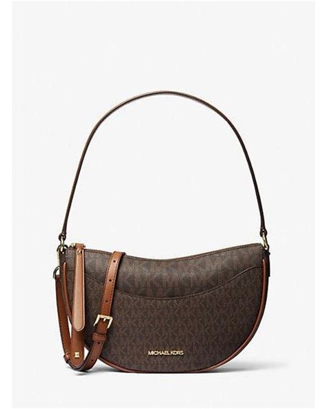 michael kors crossbody bag braun oxblood|Michael Kors dover crossbody bag.